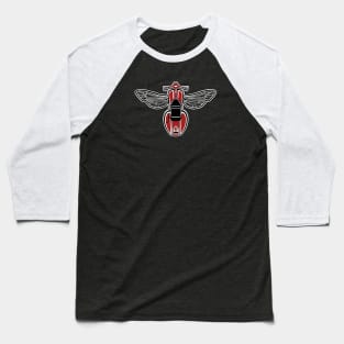 Vespa Piaggio Italia Baseball T-Shirt